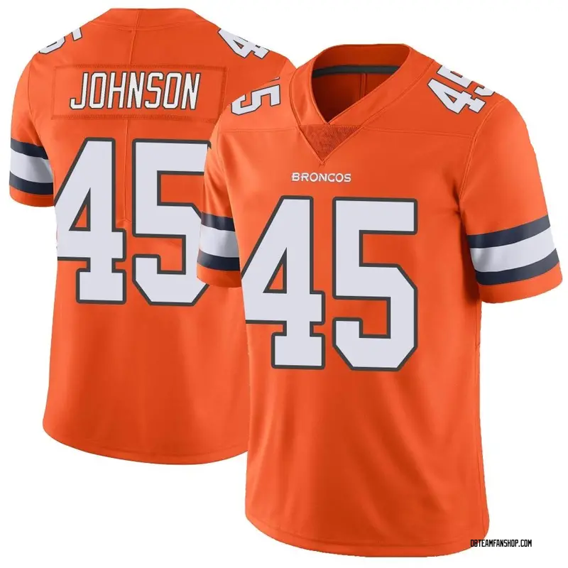 Men's Alexander Johnson Denver Broncos Color Rush Vapor Untouchable ...