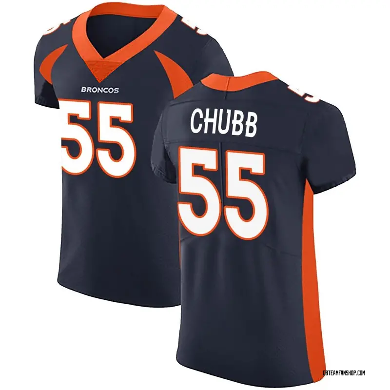 Denver Broncos Nike Alternate Game Jersey - Navy - Bradley Chubb - Mens