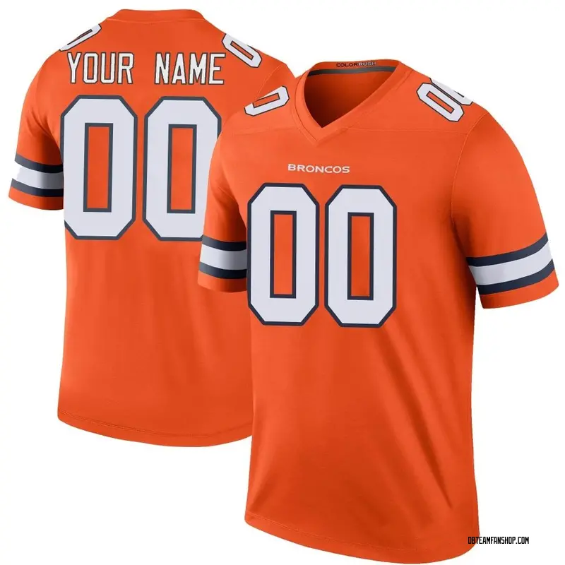 what color is broncos home jersey