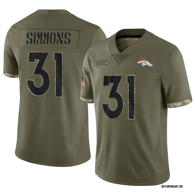 33J Russell Wilson Football Jersey Broncoes Patrick Surtain II Jerry Jeudy  John Elway Courtland Sutton Justin Simmons cousu les hommes jeunes 