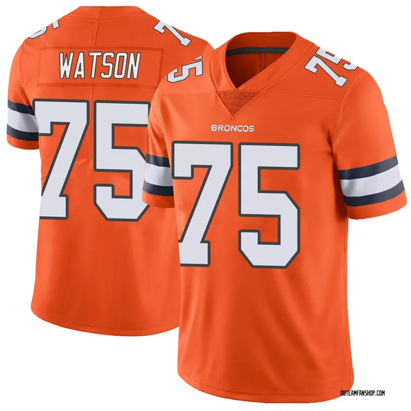 Men's Menelik Watson Denver Broncos Color Rush Vapor Untouchable Jersey ...