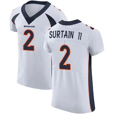 Men's Denver Broncos #2 Patrick Surtain II White 2021 Vapor Untouchable  Stitched NFL Nike Limited Jersey on sale,for Cheap,wholesale from China