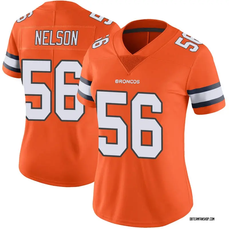 Women's Corey Nelson Denver Broncos Color Rush Vapor Untouchable Jersey 