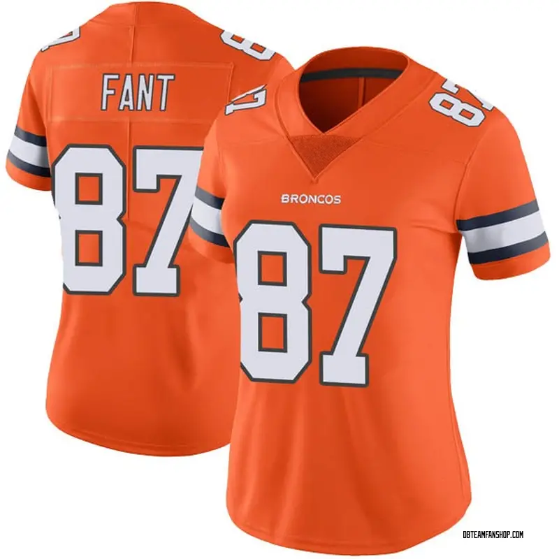 Women's Noah Fant Denver Broncos Color Rush Vapor