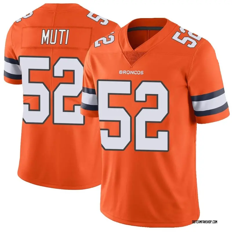 Youth Netane Muti Denver Broncos Color Rush Vapor