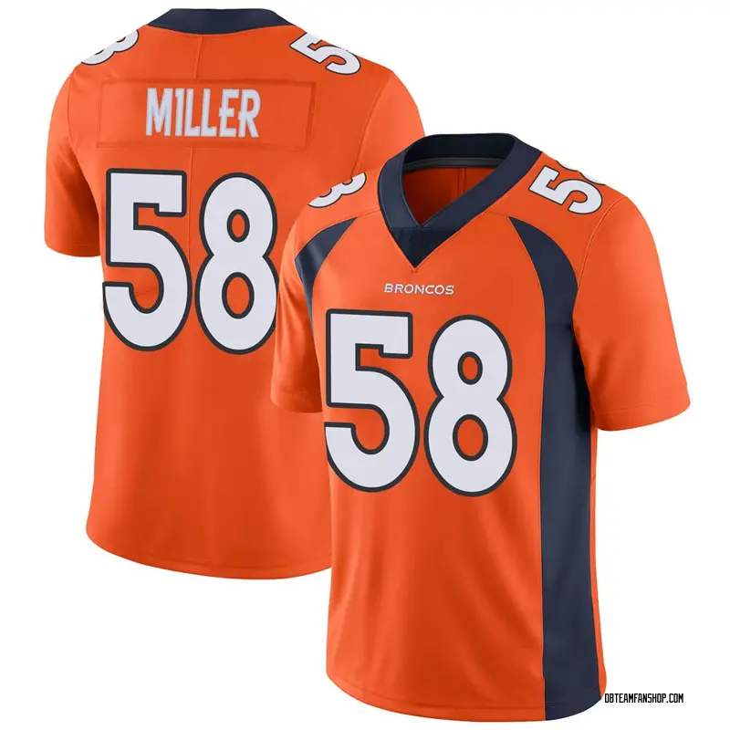 Youth Von Miller Denver Broncos Team Color Vapor Untouchable Jersey ...